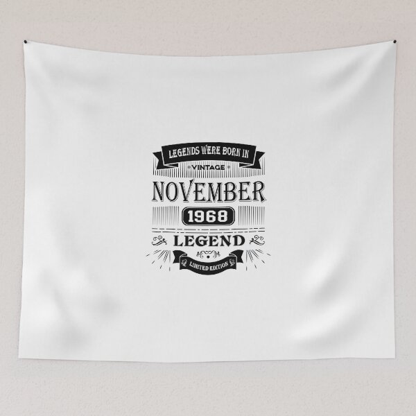 Item preview, Legends are born in November 1968 Limited Edition, 55th Birthday Gift 55 years of Being Awesome Vintage designed and sold by DjenShop.