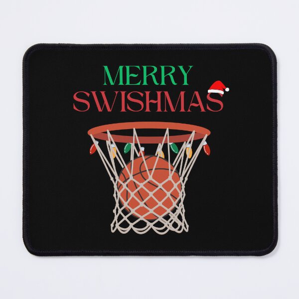 Item preview, Merry Swishmas Basketball Hoop Holiday Basketball Swish designed and sold by MagicSD Designs.