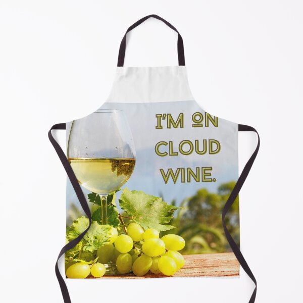 Item preview, I'm On Cloud Wine. designed and sold by TidyKitchenInc.