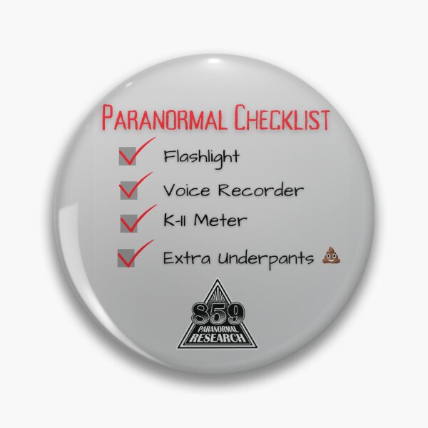 Item preview, Ghost Hunter Checklist designed and sold by 859Paranormal.