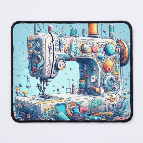 Item preview, An old sewing machine. designed and sold by growing-mom.