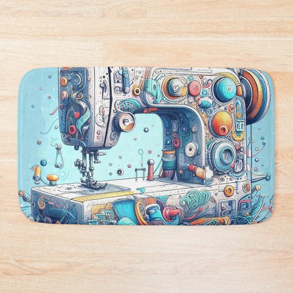 Item preview, An old sewing machine. designed and sold by growing-mom.