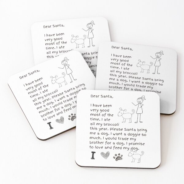 Item preview, Dear Santa Please bring Me A Dog Letter designed and sold by 502Templates.