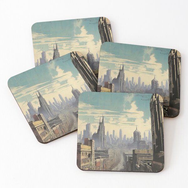 Item preview, Ciudad de inspiración vintage designed and sold by Checkerboarded.