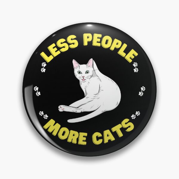 Item preview, Less people more cats designed and sold by AleviryMayoral.