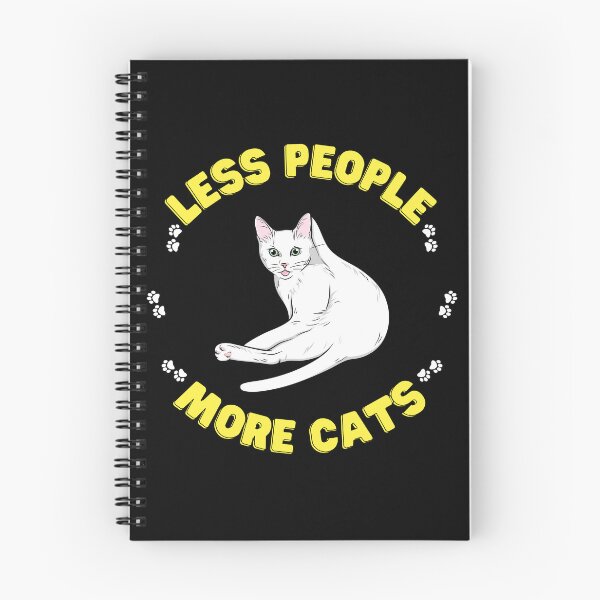 Item preview, Less people more cats designed and sold by AleviryMayoral.