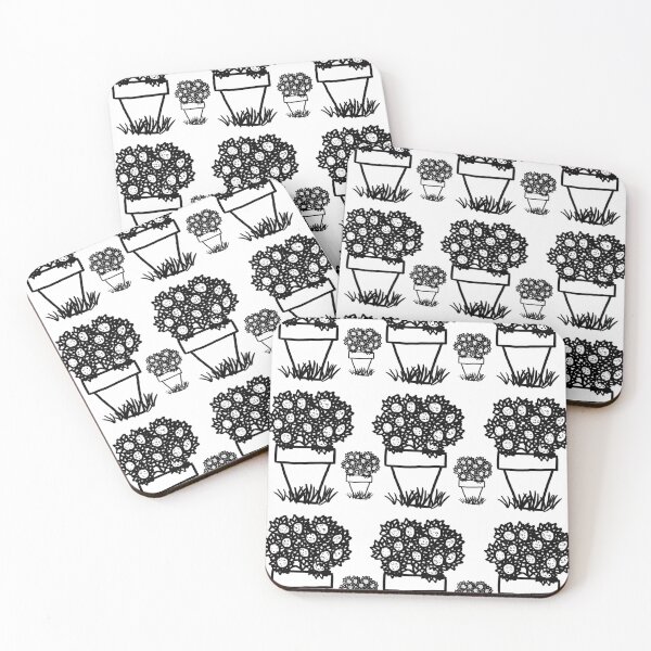 Item preview, Flower pot pattern designed and sold by CharlsArtShop.