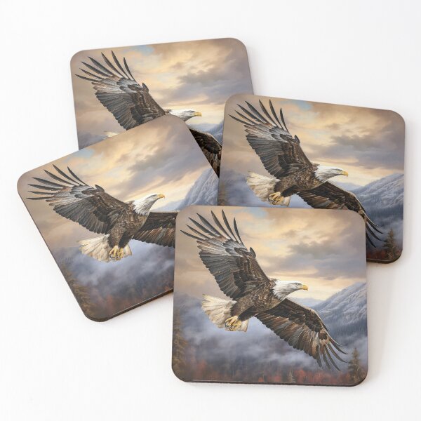 Item preview, Bald Eagle in Flight 04 designed and sold by Elisabeth Lucas.