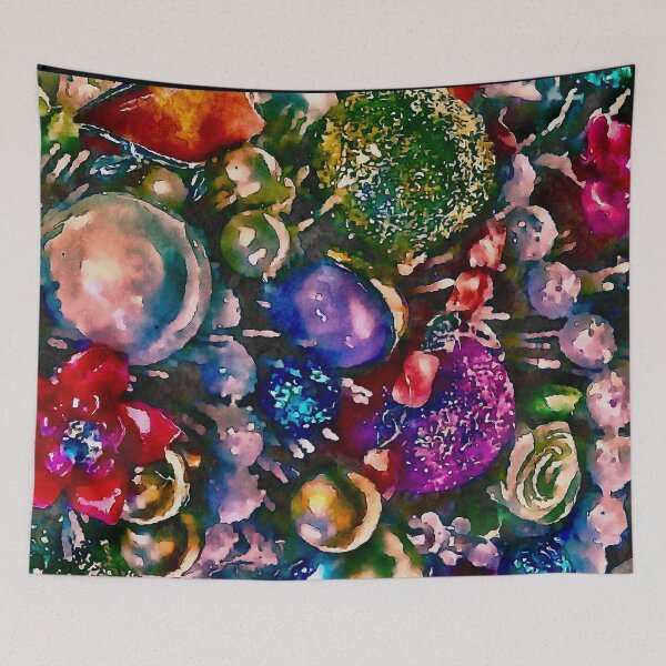 Item preview, Colorful holiday pattern designed and sold by Susan Gallup.