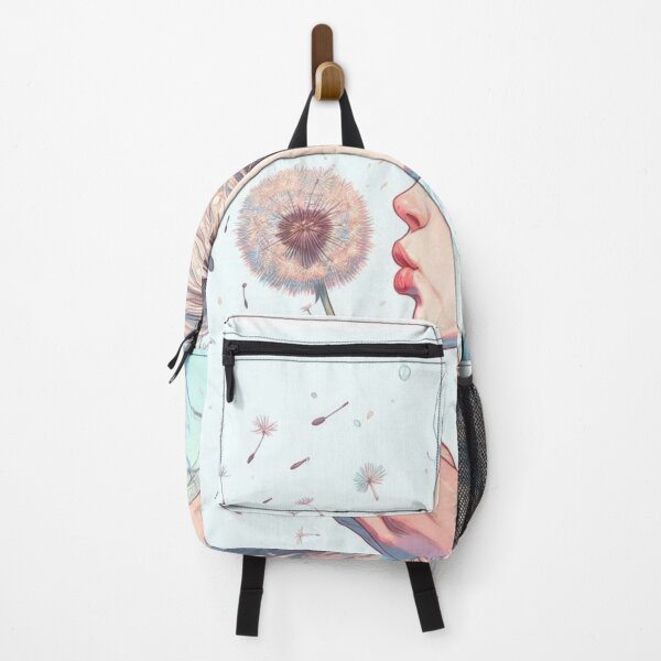 Item preview, Girl blowing dandelion seeds. designed and sold by growing-mom.