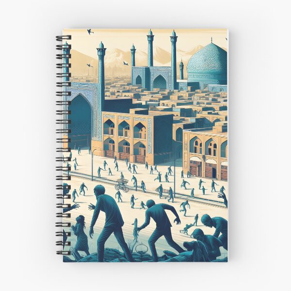 Item preview, Isfahan with zombies - Persian (iran) design designed and sold by Persian Pride Official.