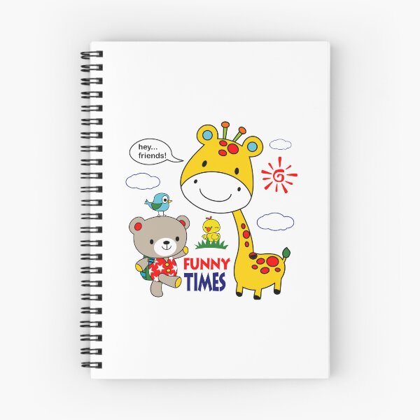 Item preview, cute giraffe with friend animal, yellow giraffe with friend animal, cute giraffe with bear  designed and sold by GreyStanzione1.