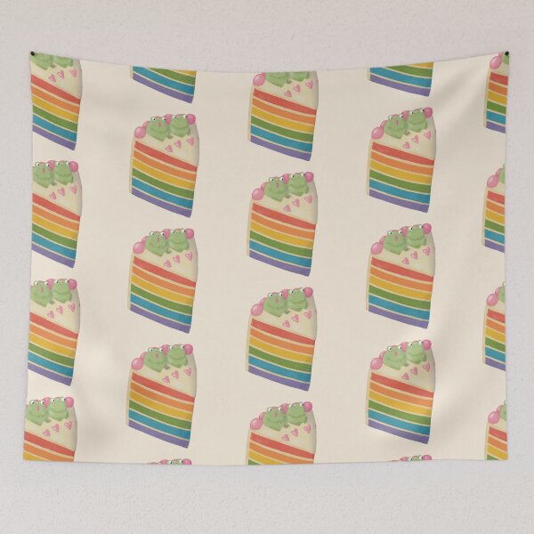 Item preview, Rainbow Frog Cake designed and sold by Samantha Ammon.