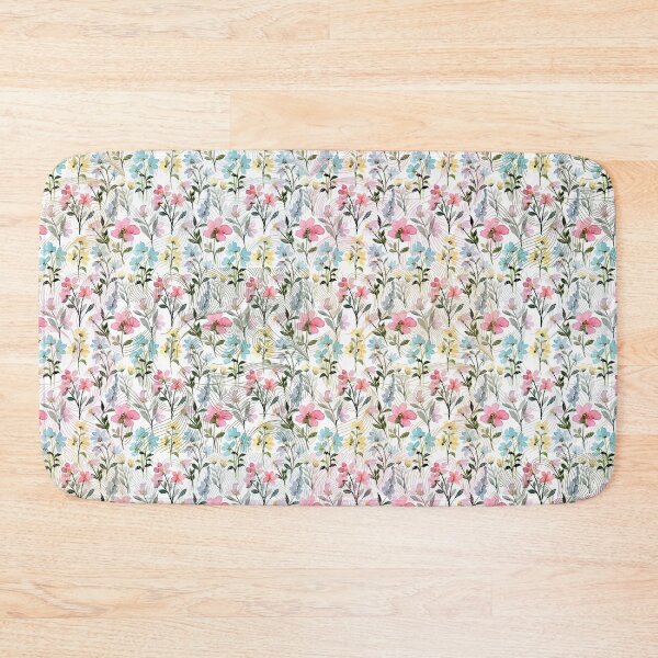 Item preview, Boho Floral design in pastel delicate wave designed and sold by WildBeauty.