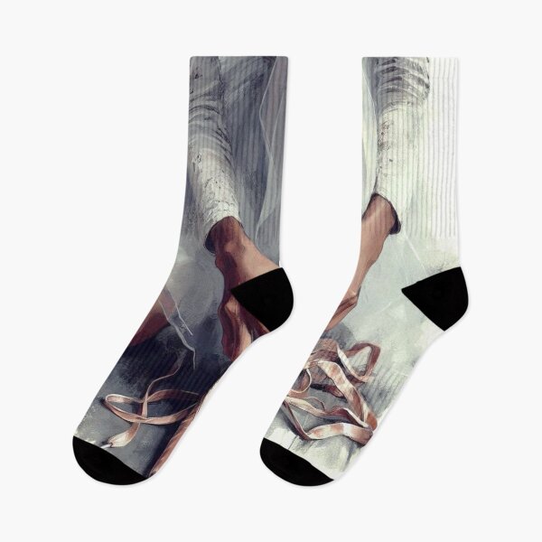 Artikelvorschau, Ein Mädchen bindet Ballettschuhe. entworfen und verkauft von growing-mom.