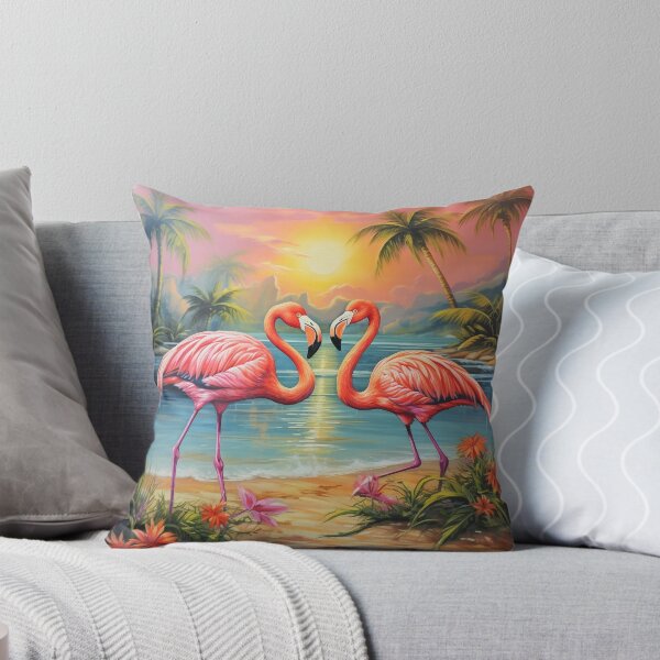 Item preview, Flamencos rosados en una hermosa isla designed and sold by KERaney.