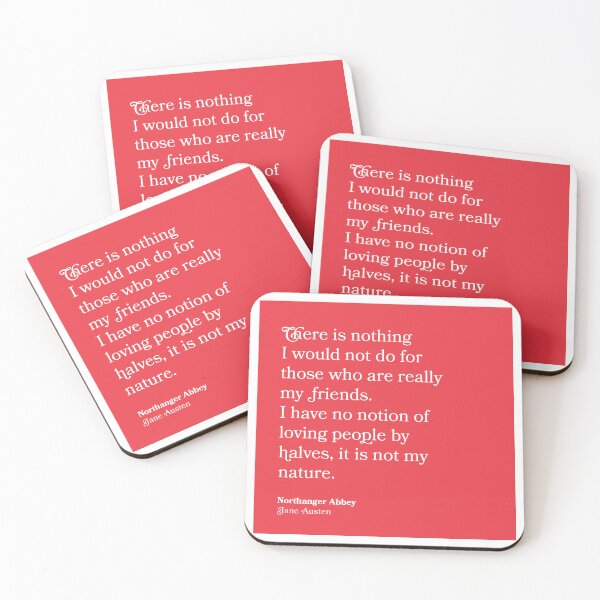 Item preview, Jane Austen Quote: Friendship (from Northanger Abbey) designed and sold by bookishangela.