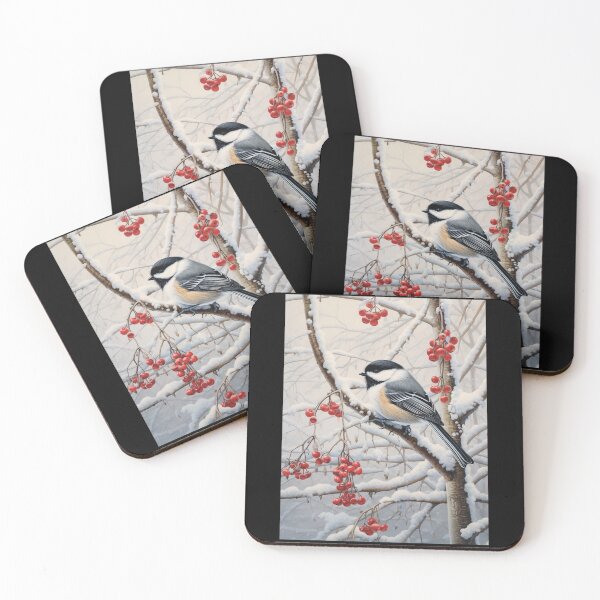Item preview,  Chickadee In A Snowy Winter Landscape designed and sold by Michealfashion.