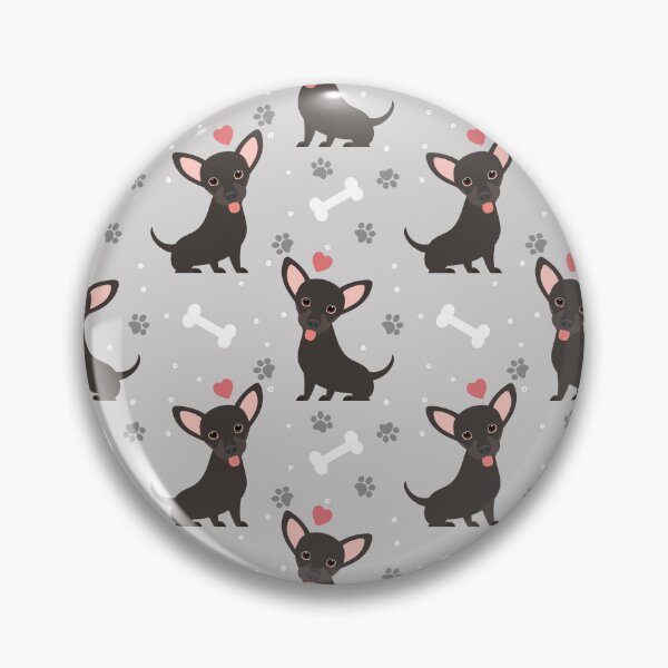 Item preview, Love Black Chiweenie Dachshund Chihuahua Mix Upright Ears designed and sold by Lulupainting.