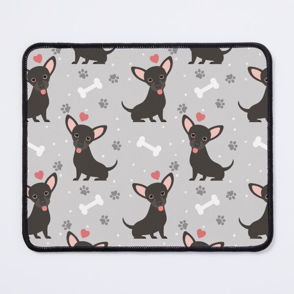 Item preview, Love Black Chiweenie Dachshund Chihuahua Mix Upright Ears designed and sold by Lulupainting.