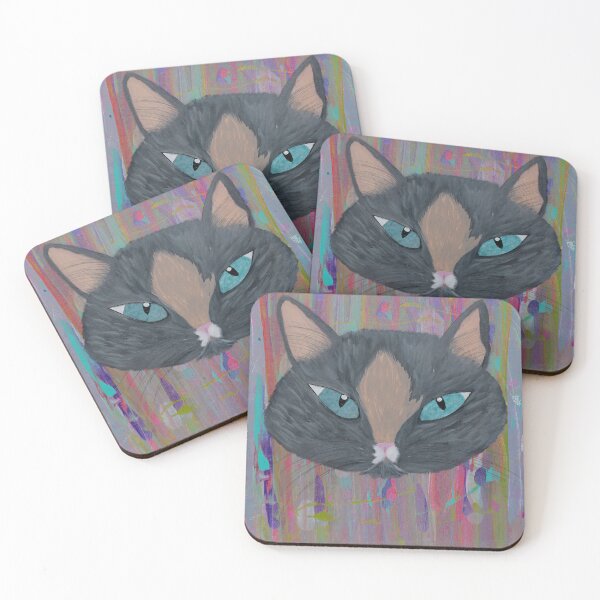 Item preview, Blue eyed kitty designed and sold by JayKayTray.