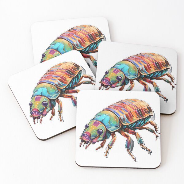Item preview, cute colorful dairy cow isopod designed and sold by At-Brothers.