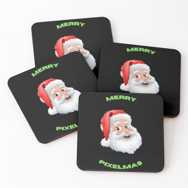 Item preview, Merry Pixelmas - Retro Pixelated Christmas Santa designed and sold by DEDDesign.