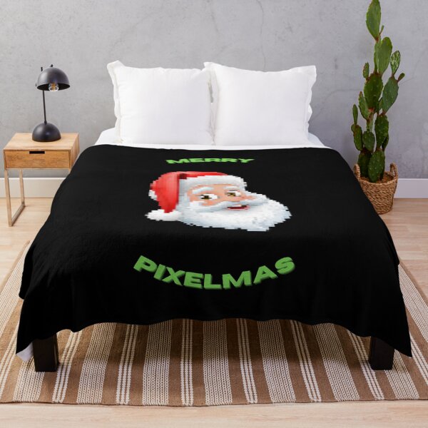 Item preview, Merry Pixelmas - Retro Pixelated Christmas Santa designed and sold by DEDDesign.
