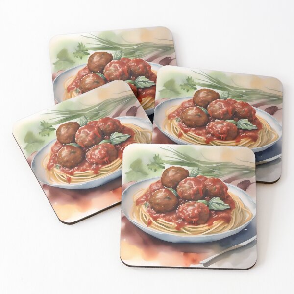 Item preview, National Spaghetti Day D - January 4 - Watercolor & Pen designed and sold by Oldetimemercan.