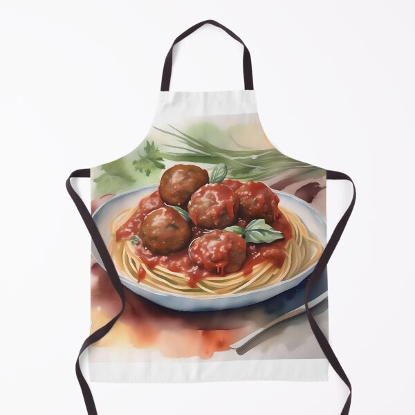 Item preview, National Spaghetti Day D - January 4 - Watercolor & Pen designed and sold by Oldetimemercan.