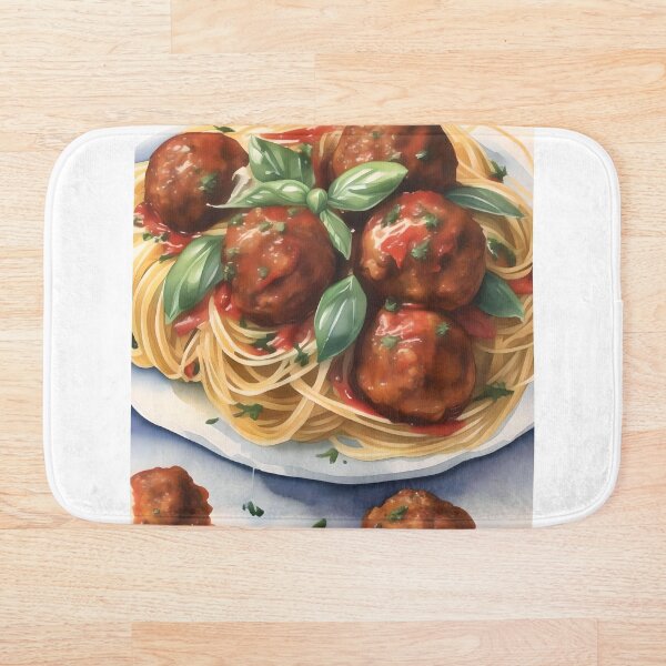 Artikelvorschau, Nationaler Spaghetti-Tag E – 4. Januar – Aquarell und Stift entworfen und verkauft von Oldetimemercan.