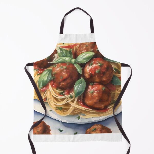 Item preview, National Spaghetti Day E - January 4 - Watercolor & Pen designed and sold by Oldetimemercan.