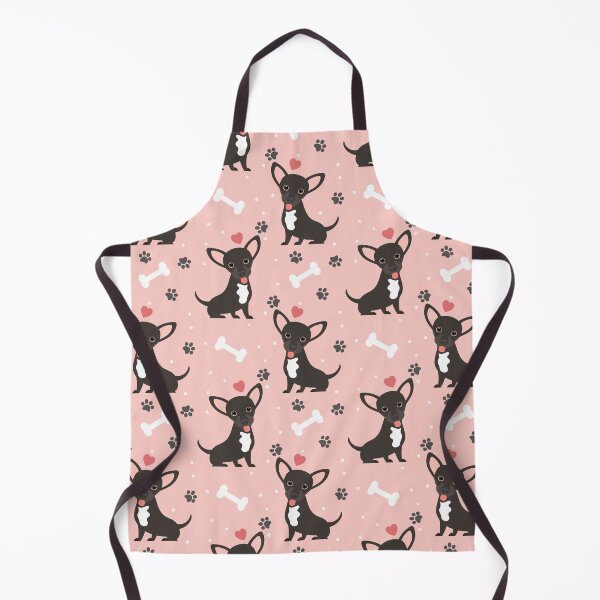 Item preview, Black White Chiweenie Dachshund Chihuahua Mix Upright Ears designed and sold by Lulupainting.