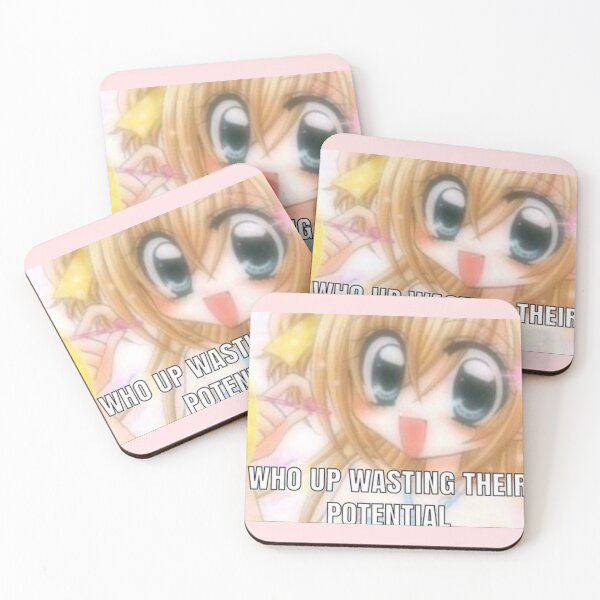 Item preview, who up wastin g their potential anime designed and sold by staticc.
