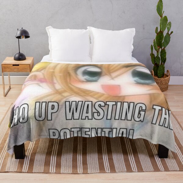 Item preview, who up wastin g their potential anime designed and sold by staticc.