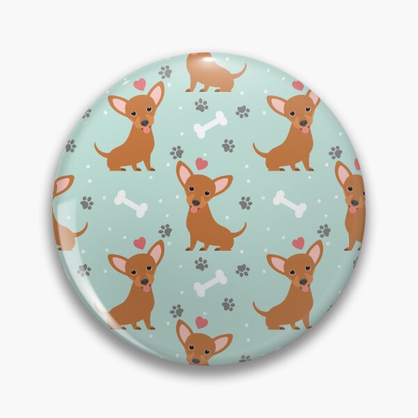 Item preview, Red Chiweenie Dachshund Chihuahua Mix Upright Ears designed and sold by Lulupainting.
