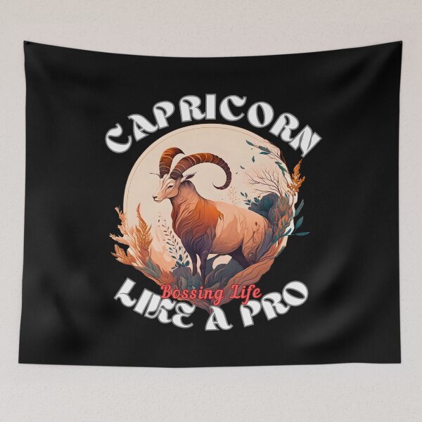 Item preview, Capricorn: Bossing Life Like A Pro designed and sold by ZodiacWonders.