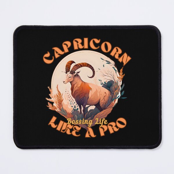 Item preview, Capricorn: Bossing Life Like A Pro. sea goat designed and sold by ZodiacWonders.