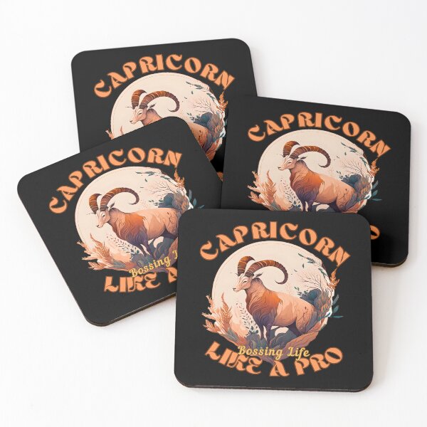 Item preview, Capricorn: Bossing Life Like A Pro. sea goat designed and sold by ZodiacWonders.