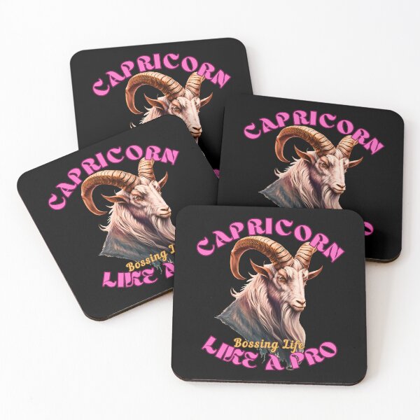 Item preview, Capricorn: Bossing Life Like A Pro. capricorn saying designed and sold by ZodiacWonders.