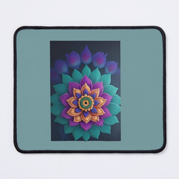 Item preview, Vibrant Mandala Bloom designed and sold by pngart1.