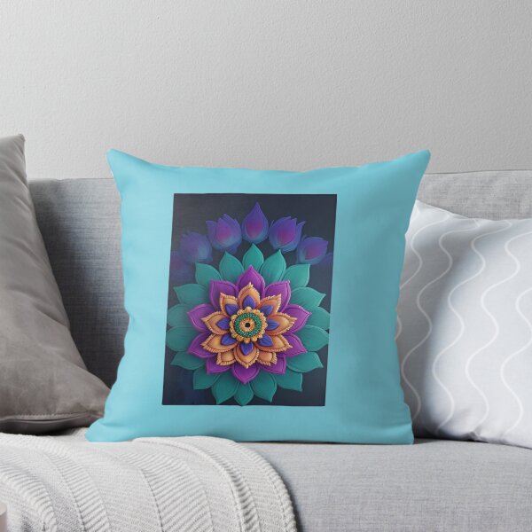 Item preview, Vibrant Mandala Bloom designed and sold by pngart1.