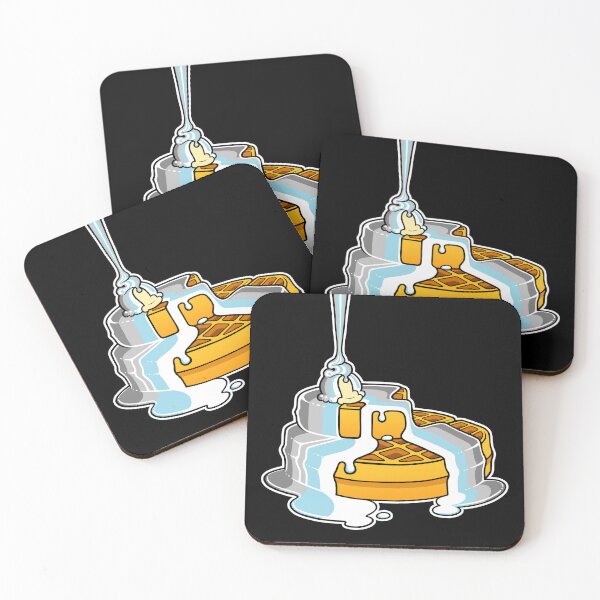 Item preview, Demiboy Pride Flag Waffles LGBT designed and sold by flannmoriath.