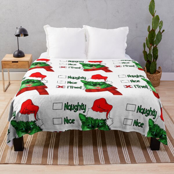 Item preview, Grinch Christmas Kitty designed and sold by dpenn.