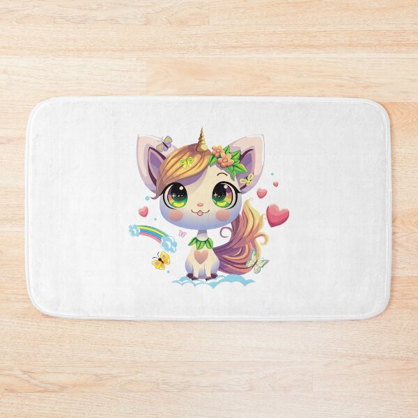 Item preview, cute cat with unicorn horn, beautiful cat with unicorn horn, cat with unicorn decoration  designed and sold by GreyStanzione1.