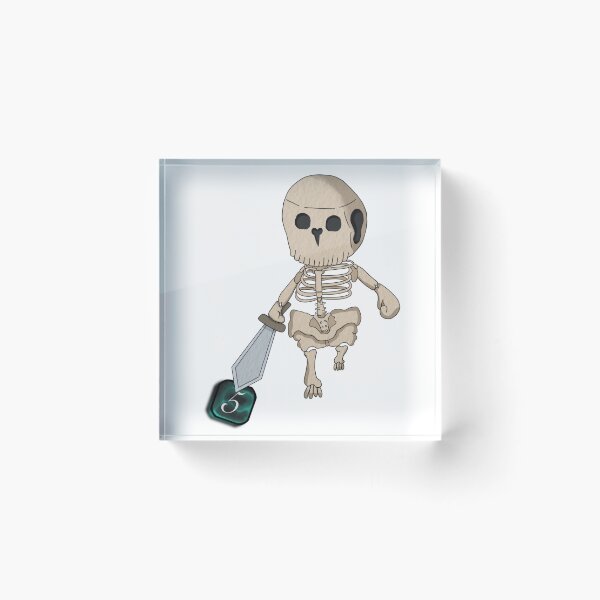 Item preview, Skeleton Dice Attack designed and sold by ShallaKowalenko.
