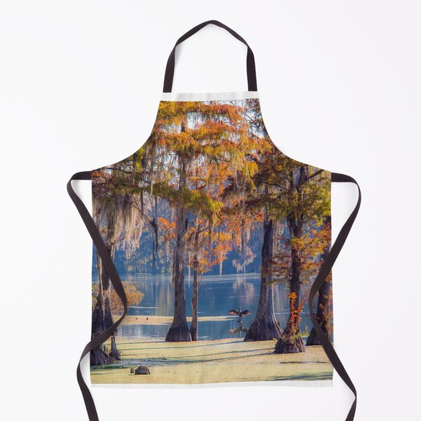 Item preview, Glowing Cypress Trees in the morning light designed and sold by Alla Gill.