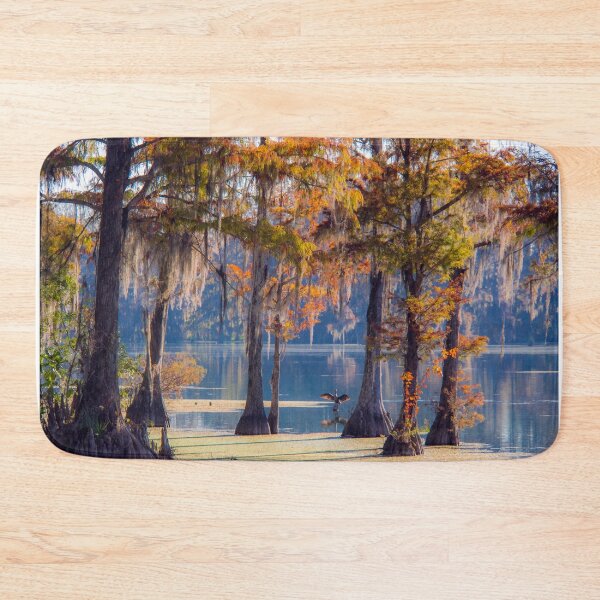 Item preview, Glowing Cypress Trees in the morning light designed and sold by Alla Gill.