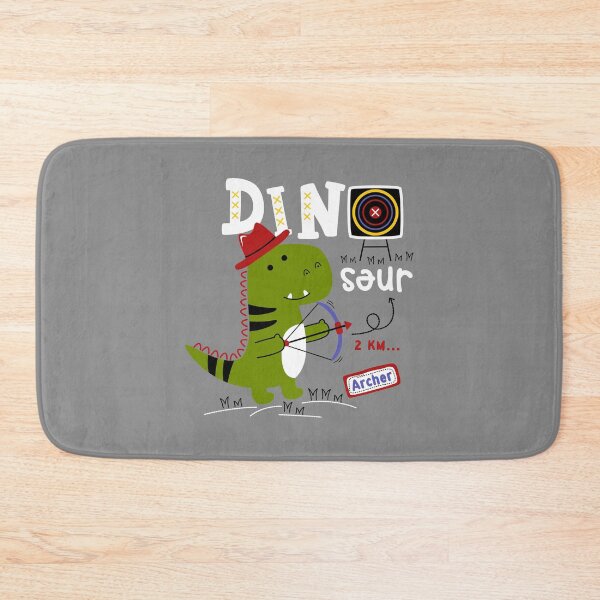 Item preview, cute dinosaur archer, funny dinosaur archer, carton dinosaur archer character designed and sold by GreyStanzione1.