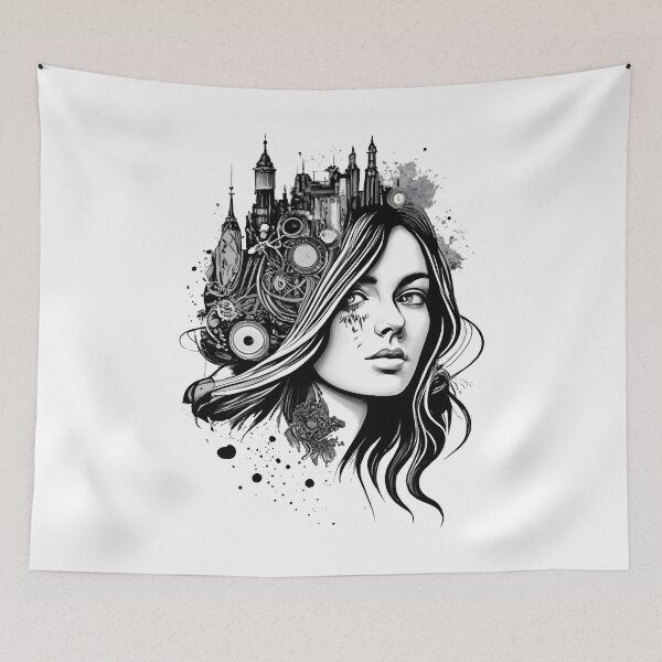 Item preview, Victorian Elegance Meets Industrial Edge designed and sold by Nilempathy.